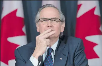  ?? — THE CANADIAN PRESS ?? About 80 per cent of the claims special arbitrator Ian Binnie examined involved senators mixing personal and Senate business, but billing taxpayers for the entire amount. ‘I don’t think that’s right,’ he said.