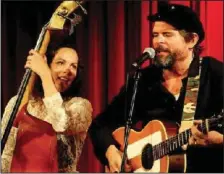 ?? (Special to the Democrat-Gazette) ?? Memphis musician Amy LaVere with Will Sexton performs Friday at White Water Tavern in Little Rock.