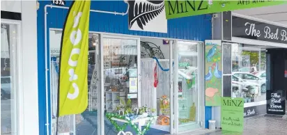  ?? Photo / Paul Brooks ?? Popular craft shop MINZ is closing next year.