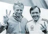  ?? BILD: SN/ARCHIV ?? Hubert Raudaschl (l.) und Karl Ferstl, ein Duo mit vielen Erfolgen im Segelsport.