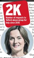  ??  ?? CALLS MP Lucy Allan