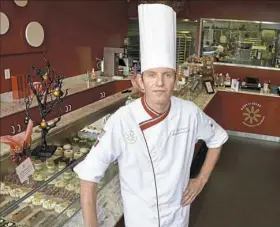  ?? Darrell Sapp/Post-Gazette ?? French pastry chef David Piquard has been granted an extension to his H1-B visa and can stay in the United States until May 2019.