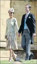  ??  ?? Pippa Middleton y su marido, James Matthews