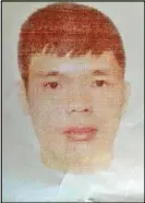  ??  ?? Photo shows the computerge­nerated image of the second suspect in the killing of Cagayan priest Mark Ventura.