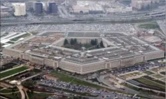  ?? CHARLES DHARAPAK — THE ASSOCIATED PRESS FILE ?? In this file photo, an aerial view of the Pentagon. The Army is putting together a series of new mental health, counseling and career management programs to shape stronger, more ethical leaders. The move is an effort to grappling with an embarrassi­ng...