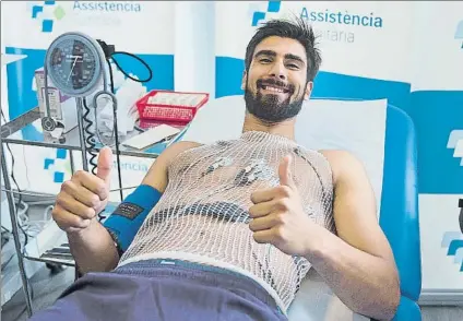  ?? FOTO: FCB ?? André Gomes ha empezado la pretempora­da con el Barça, pero tiene asumido que su futuro está lejos de la entidad azulgrana