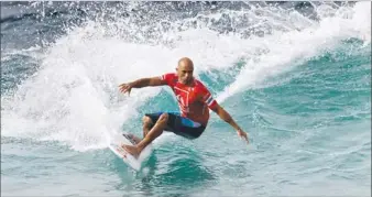  ??  ?? World surfing champion Kelly Slater has committed himself to a plan to build the world’s first continuous wave pool on the Coast.