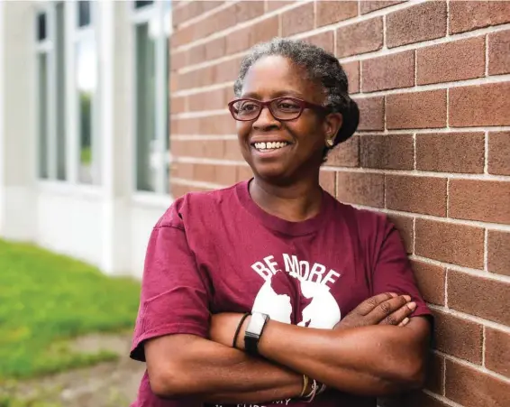  ??  ?? CLASS ACT:
A revered activist and teacher, Adrienne Coddett has dedicated her career to empowering Black youth