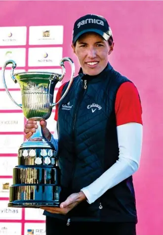  ?? EFE ?? Tras una actuación en el Tour Championsh­ip (la final del LPGA) la semana pasada que no convenció a Ciganda, la española asegura que llega a Málaga al cien por cien.