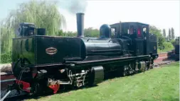  ?? ROBIN JONES ?? Beyer Garratt 0-4-0+0-4-0 K1 in steam at the Statfold Barn Railway on August 8, 2020.