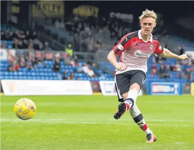  ??  ?? Kevin McHattie will be missing for Raith Rovers when they face Arbroath at Stark’s Park today.