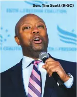  ?? ?? Sen. Tim Scott (R-SC)