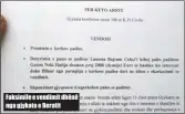  ??  ?? Faksimile e vendimit dhënë nga gjykata e Beratit