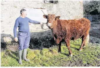  ??  ?? Michel en compagnie de sa vache, Ivresse.