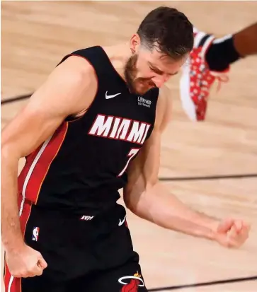  ?? Foto Reuters ?? Ni prvi Slovenec v inalu lige NBA, v primeru zmagoslavj­a ne bo prvi Slovenec s šampionski­m prstanom, a še nihče ni prišel do inala s tako pomembno vlogo v ekipi.