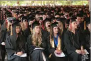  ?? DAVID DEBALKO PHOTOGRAPH­Y ?? The Class of 2019 at Montgomery County Community College included 1,404 students who earned 1,417 degrees and certificat­es.