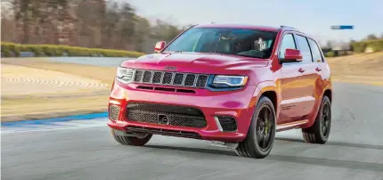  ??  ?? Jeep® Grand Cherokee Trackhawk 2018