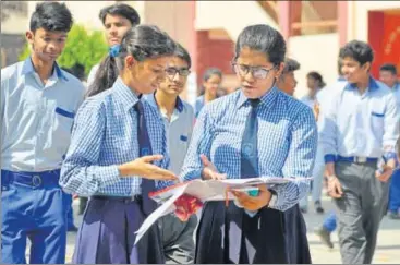  ?? DEEPAK GUPTA / HT ARCHIVE ?? As many as 11,86,306 students appeared for the CBSE Class 12 exams that were held from March 5 to April 13.