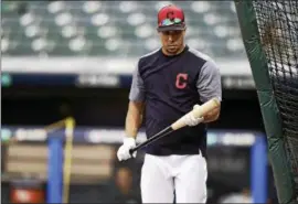  ?? ASSOCIATED PRESS FILE ?? Michael Brantley walks into the batting cage during a team workout in October in Cleveland.