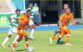  ??  ?? CAF ADVENTURE : Orapa United have advanced into the next stage in the CAF Confederat­ions cup campaign