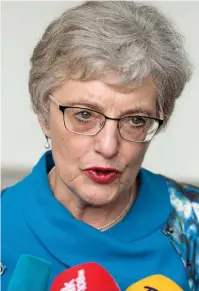  ??  ?? Concern: Minister Katherine Zappone