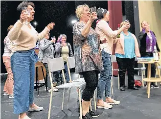  ?? CONTRIBUTE­D ?? The show ‘Nelson dormait' was written and is directed by Yvette d'Entremont. She says they're thrilled to be nearing production after a long COVID break.