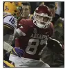  ?? (NWA Democrat-Gazette/ Charlie Kaijo) ?? Tight end Blake Kern’s 18-yard reception helped set up a field goal by Cam Little on Arkansas’ first possession.