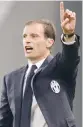  ??  ?? Allegri, 48 anni