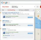  ??  ?? Mit Google Map Maker lassen sich für alle sichtbar eigene Einträge zu Google Maps hinzufügen.