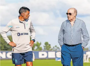  ?? ?? Pinto da Costa assegurou sintonia com Conceição quanto a reforços