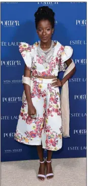  ?? (Richard Shotwell/Invision/AP) ?? Amanda Gorman attends Porter’s third annual Incredible Women Gala at the Wilshire Ebell Theatre on Oct. 9, 2018, in Los Angeles.