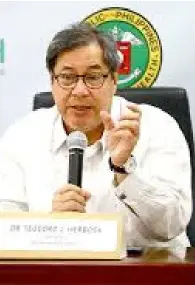  ?? ?? DOH Secretary Teodoro Herbosa