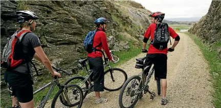  ?? SUPPLIED ?? The Central Otago Rail Trail has been used as a example of the sort of success a cycleway in the region could replicate.