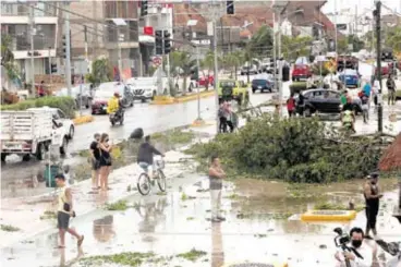  ?? ALONSO CUPUL /EFE ?? CONGRESO DE SAN LUIS POTOSÍ
Así quedó gran parte de Tulum tras el paso del huracán