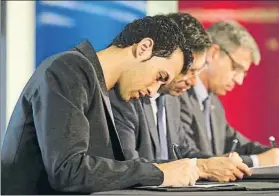  ?? FOTO: FCB ?? Busquets está a la espera de poder firmar cuanto antes la mejora salarial