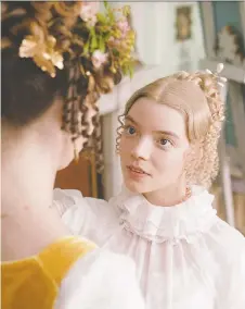  ?? FOCUS FEATURES ?? Anya Taylor-joy plays the titular heroine in Emma.