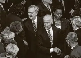  ?? New York Times file photo ?? Joe Biden will inherit one of the most complex sets of issues to face an incoming president since Franklin D. Roosevelt took office during the Great Depression.