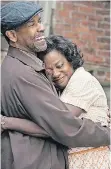  ?? FOTO: EPD ?? Denzel Washington und Viola Davis in „Fences“.