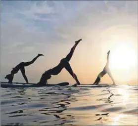  ??  ?? Posers: Exercise and clean eating are good habits but in reality are ways to transcend class. Photo: Antonio Bronic/Reuters