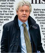  ?? ?? ‘Shocked’: Bailey’s lawyer Frank Buttimer