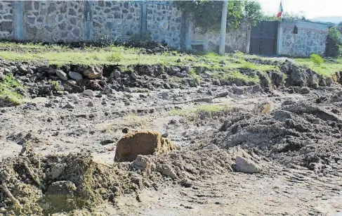  ?? ARCHIVO EL SOL DE SAN JUAN DEL RÍO ?? Calles sufrieron daños por lluvias del 2021