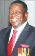  ??  ?? President Mnangagwa