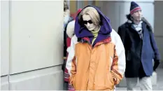  ?? POSTMEDIA NETWORK FILES ?? Tamara Lovett is seen leaving a Calgary courthouse in January. Lovett has been sentenced to three years in prison for criminal negligence causing death.