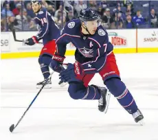  ?? KIRK IRWIN/GETTY IMAGES FILES ?? The Columbus Blue Jackets look like a safe bet to make the post-season, but defenceman Jack Johnson has reportedly asked to be moved before he hits free agency in July.