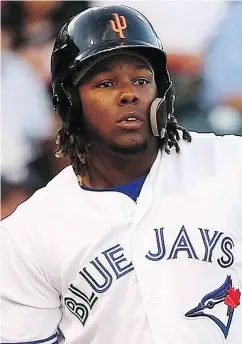  ?? CHRISTIAN PETERSEN / GETTY IMAGES FILES ?? One of the more intriguing off-season discussion­s for the Jays involves third baseman Vladimir Guerrero Jr.