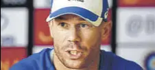  ?? AFP ?? David Warner will be under pressure in the second T20I.