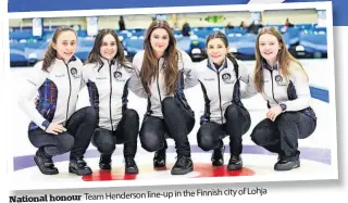  ?? Lohja ?? city of Team Te am Henderson line-up in the Finnish National honour