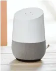  ?? Foto: Google, dpa ?? So sieht der neue Lautsprech­er Google Home aus.