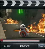 ??  ?? Liven up those city break movies with a spot of BB-8, thanks to Action Movie FX.