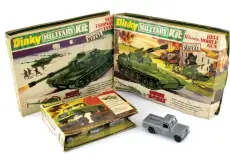  ??  ?? Dinky’s military releases became a range within a range and were branded separately as “Dinky Military Kit”.